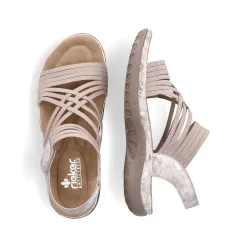 Women'S Strappy Sandals Cream Beige Ladies Sandals & Sandals