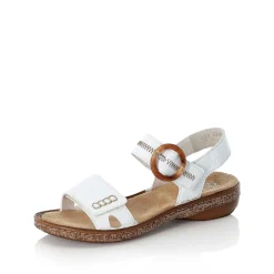 Sale Women'S Strappy Sandals Pure White Ladies Sandals & Sandals