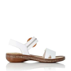 Sale Women'S Strappy Sandals Pure White Ladies Sandals & Sandals