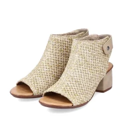 Best Women'S Strappy Sandals Sand Beige Ladies Heeled Shoes