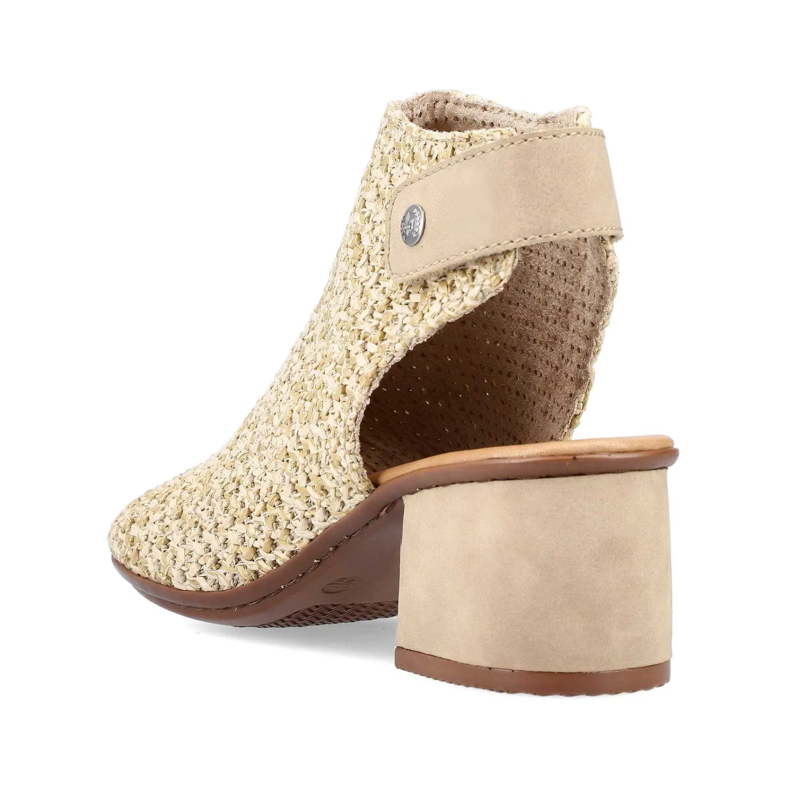 Best Women'S Strappy Sandals Sand Beige Ladies Heeled Shoes