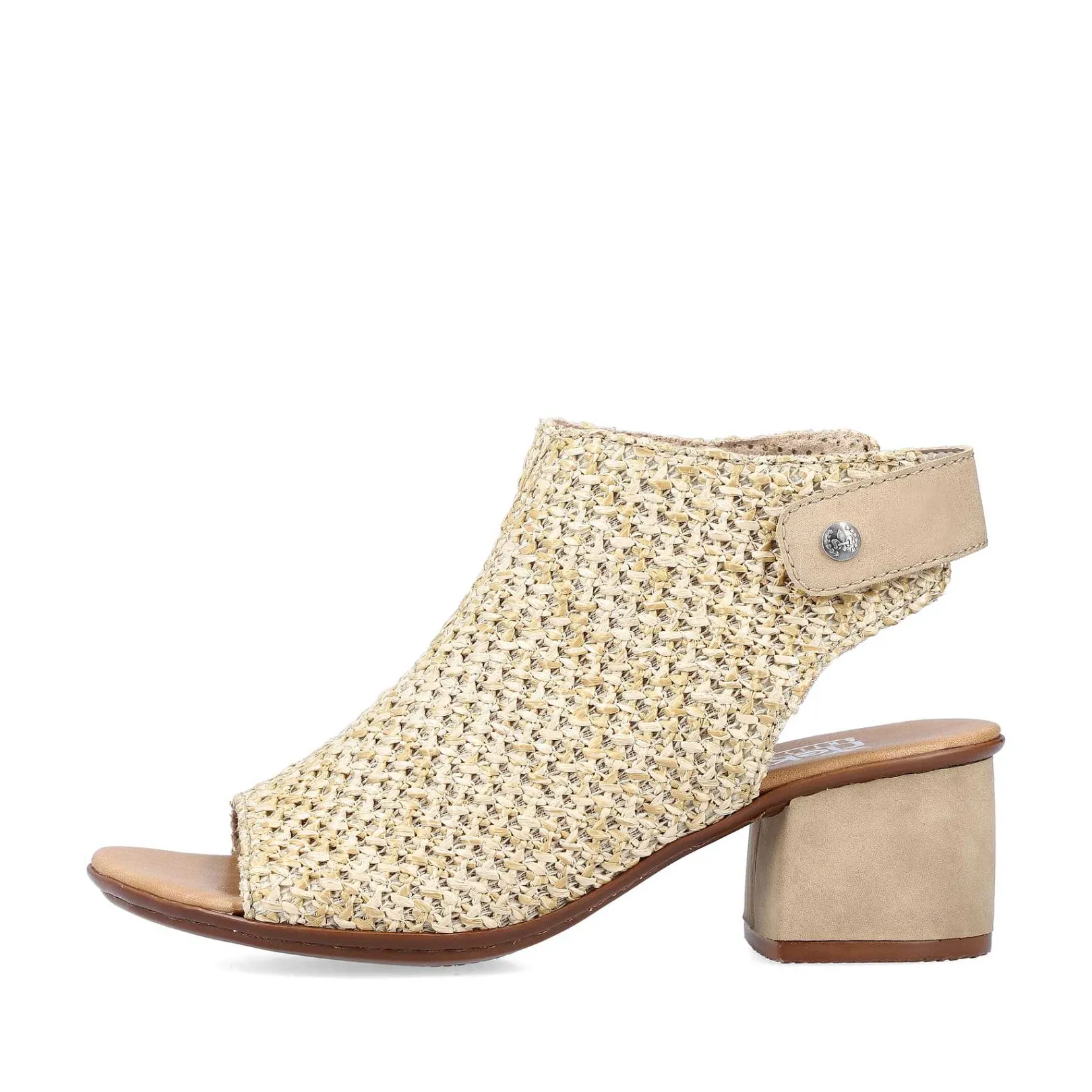 Best Women'S Strappy Sandals Sand Beige Ladies Heeled Shoes