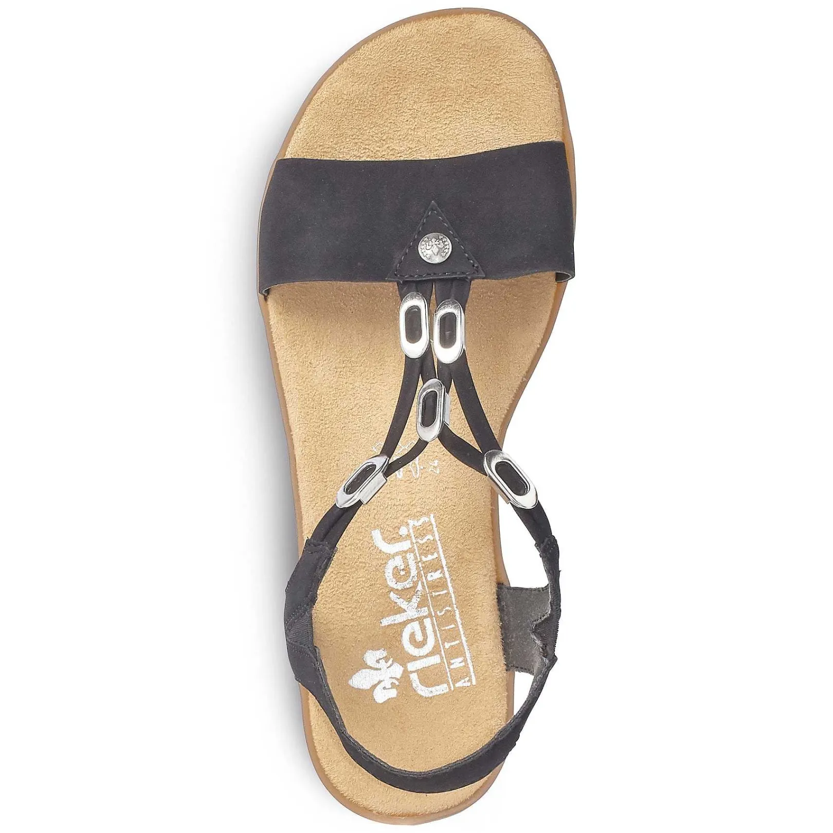 Online Women'S Strappy Sandals Jet Black Ladies Sandals & Sandals