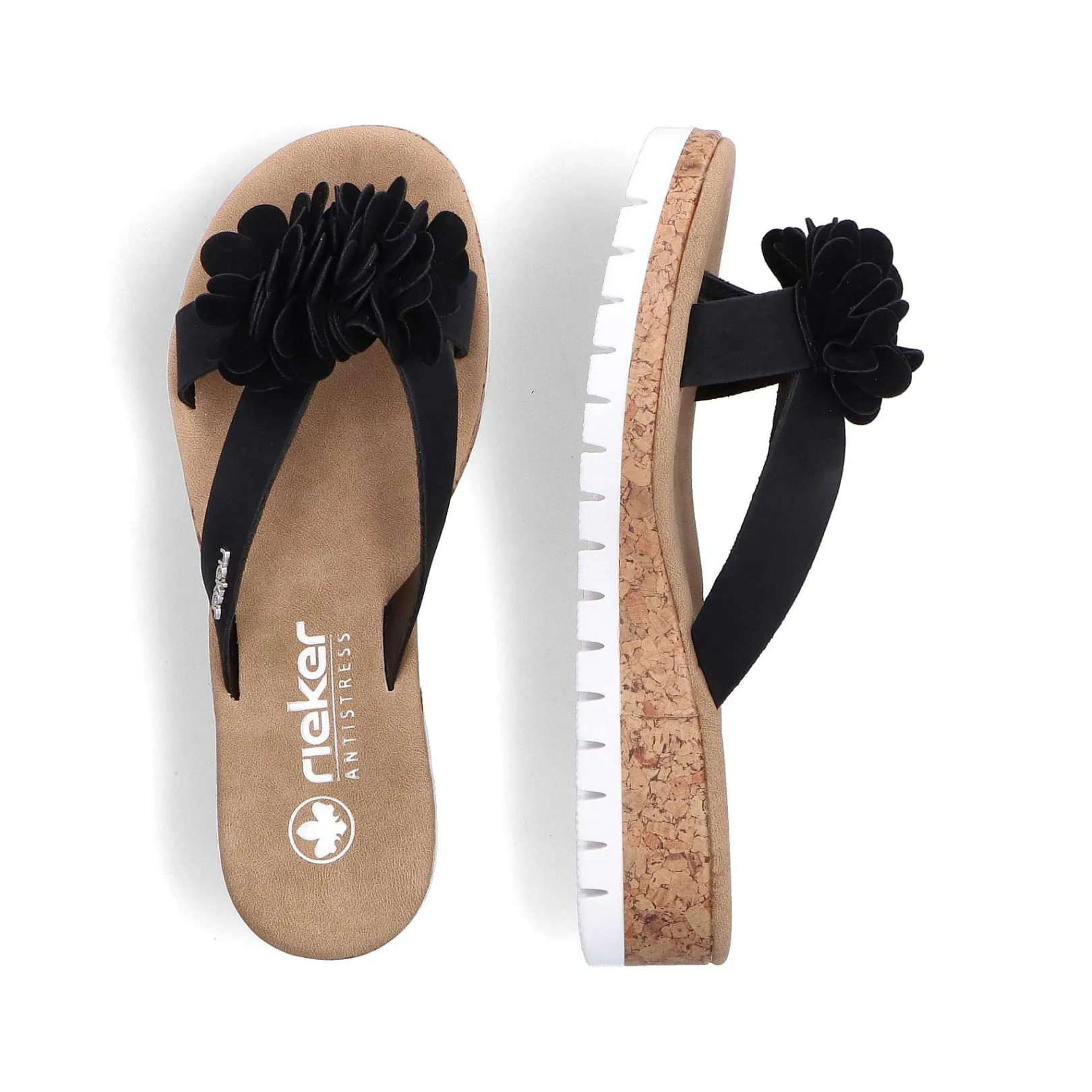 Best Women'S Toe Separator Jet Black Ladies Mules & Slippers