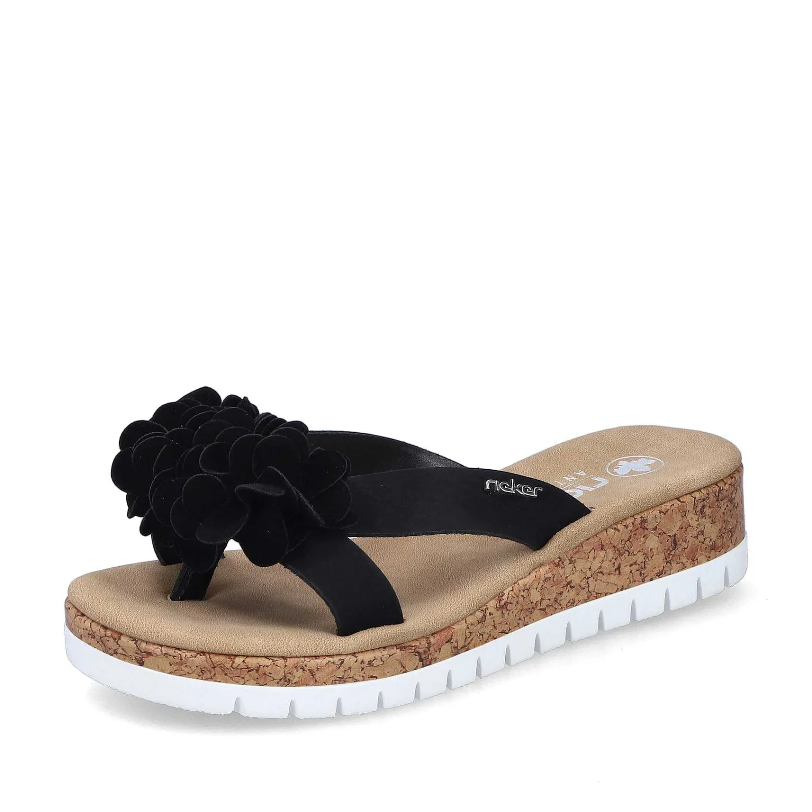 Best Women'S Toe Separator Jet Black Ladies Mules & Slippers