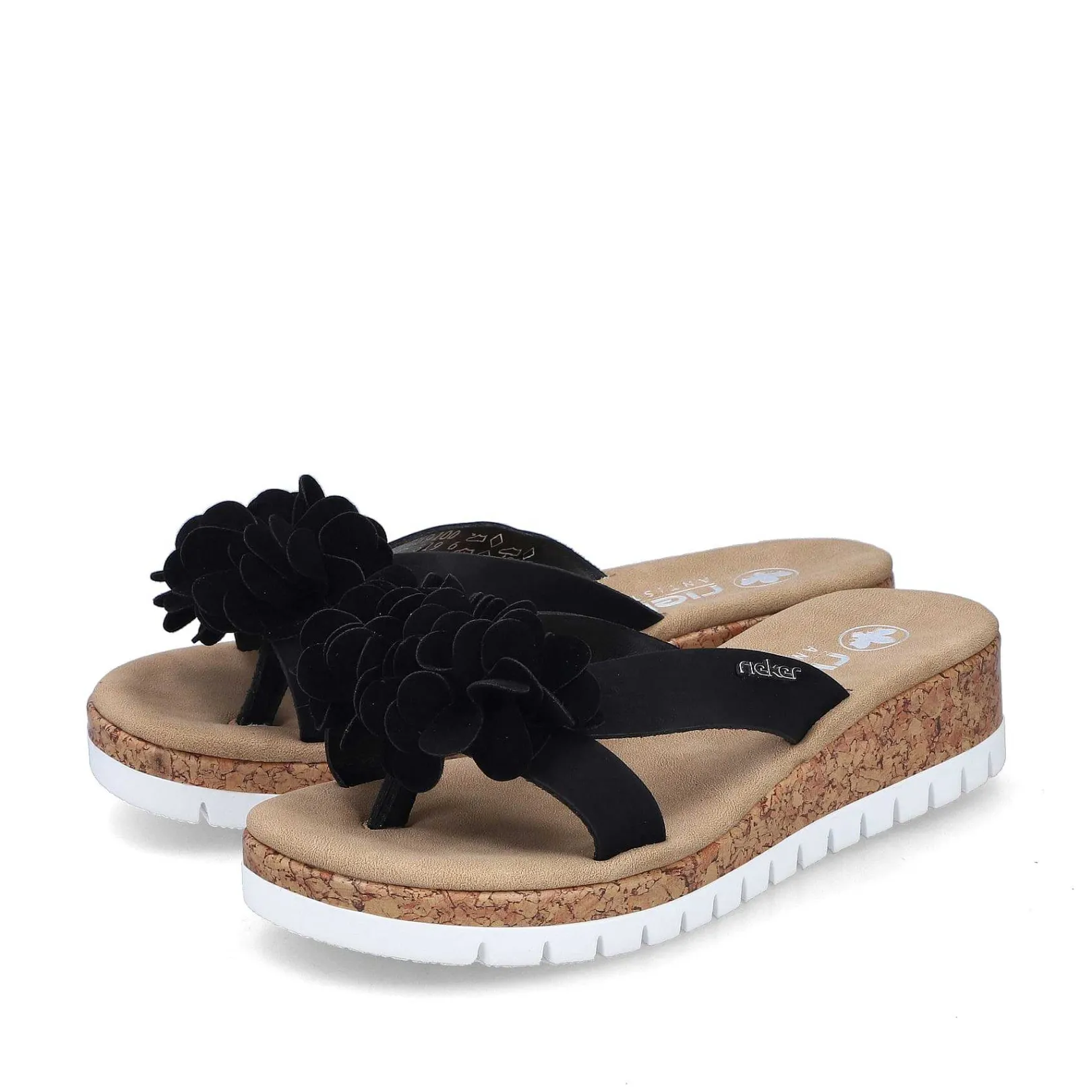Best Women'S Toe Separator Jet Black Ladies Mules & Slippers