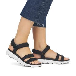 Women'S Trekking Sandals Deep Black Ladies Sandals & Sandals