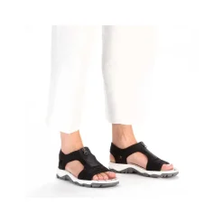 New Women'S Trekking Sandals Jet Black Ladies Sandals & Sandals