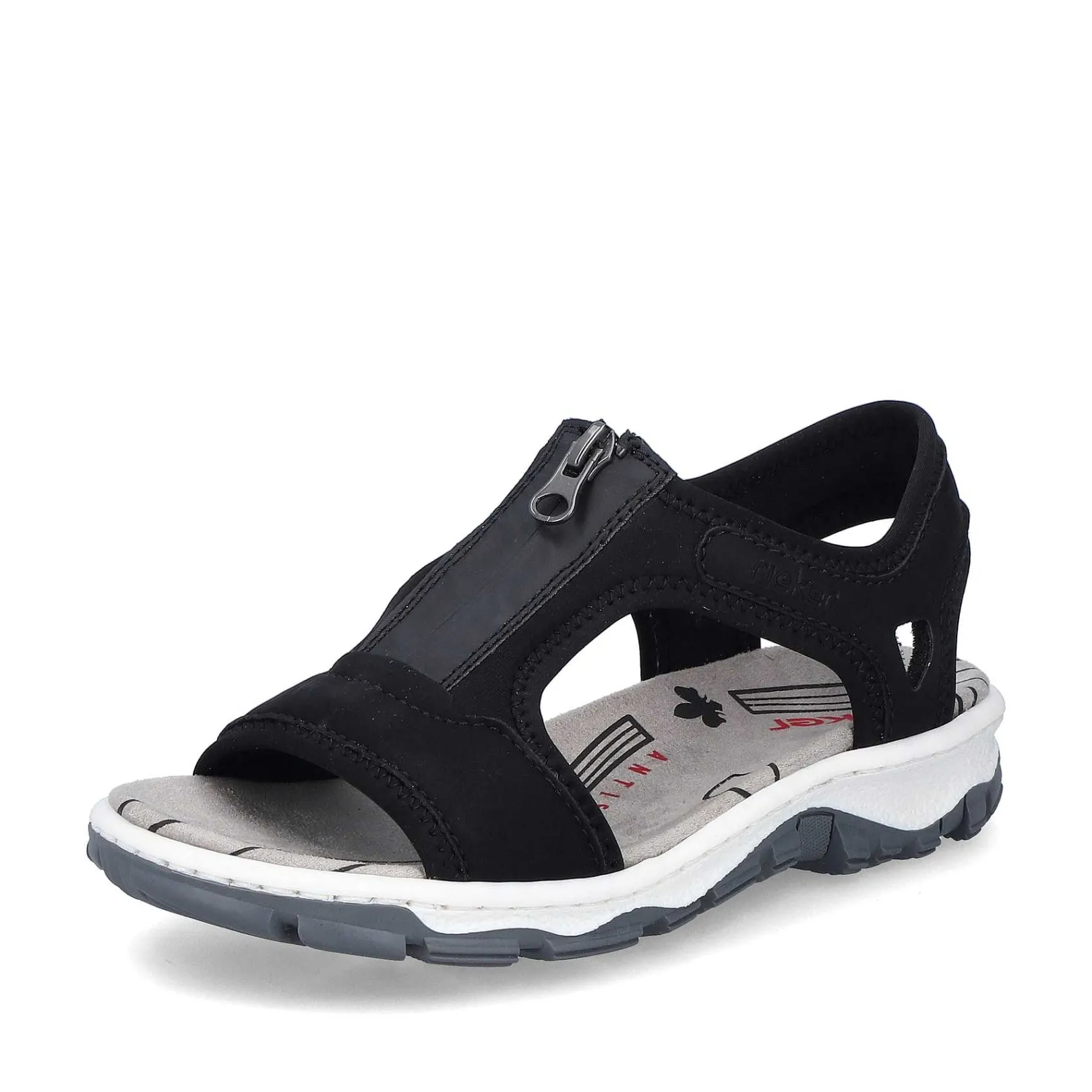 New Women'S Trekking Sandals Jet Black Ladies Sandals & Sandals