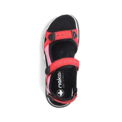 Hot Women'S Trekking Sandals Fire Red Ladies Colorful Styles