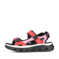 Hot Women'S Trekking Sandals Fire Red Ladies Colorful Styles