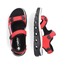 Hot Women'S Trekking Sandals Fire Red Ladies Colorful Styles