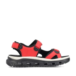 Hot Women'S Trekking Sandals Fire Red Ladies Colorful Styles