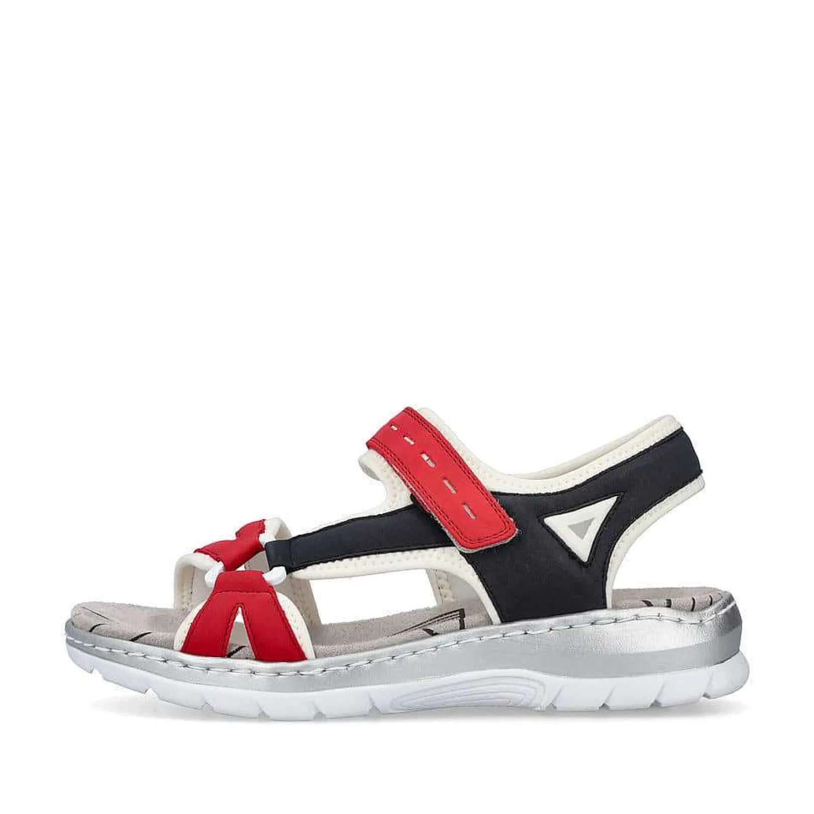 Best Women'S Trekking Sandals Fire Red-Navy Blue Ladies Sandals & Sandals