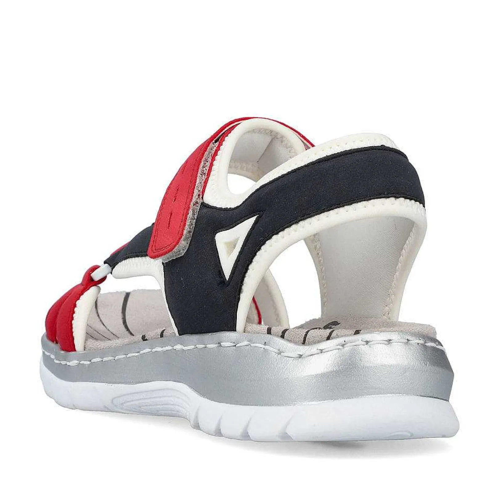 Best Women'S Trekking Sandals Fire Red-Navy Blue Ladies Sandals & Sandals