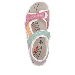 Discount Women'S Trekking Sandals White-Multicolored Ladies Colorful Styles