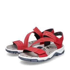 Clearance Women'S Trekking Sandals Cherry Red Ladies Colorful Styles