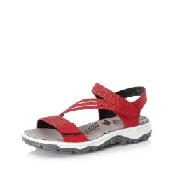 Clearance Women'S Trekking Sandals Cherry Red Ladies Colorful Styles