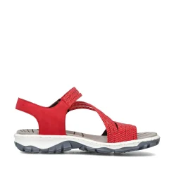 Clearance Women'S Trekking Sandals Cherry Red Ladies Colorful Styles