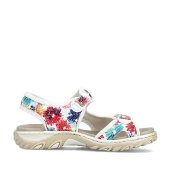 Discount Women'S Trekking Sandals Floral-Pure White Ladies Colorful Styles