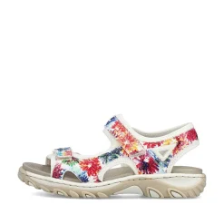 Discount Women'S Trekking Sandals Floral-Pure White Ladies Colorful Styles
