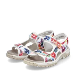 Discount Women'S Trekking Sandals Floral-Pure White Ladies Colorful Styles
