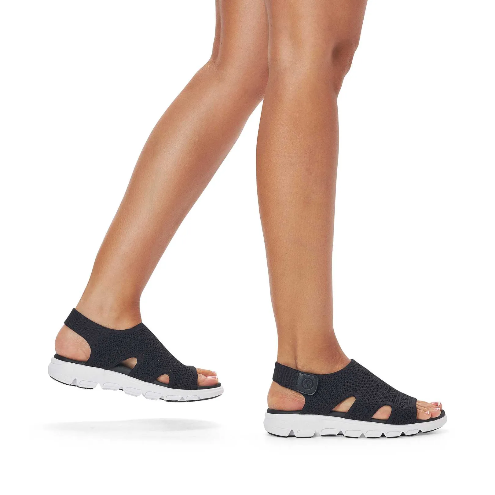 Outlet Women'S Trekking Sandals Deep Black Ladies Sandals & Sandals