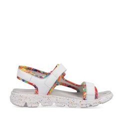 New Women'S Trekking Sandals Swan-White Rainbow Ladies Sandals & Sandals