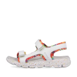 New Women'S Trekking Sandals Swan-White Rainbow Ladies Sandals & Sandals