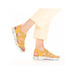 Hot Women'S Trekking Sandals Sunflower Yellow-Multi Ladies Colorful Styles