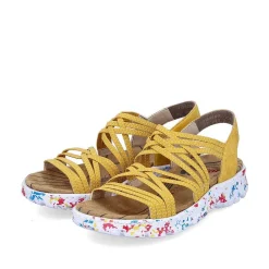 Hot Women'S Trekking Sandals Sunflower Yellow-Multi Ladies Colorful Styles