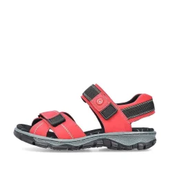 Hot Women'S Trekking Sandals Fire Red Ladies Colorful Styles