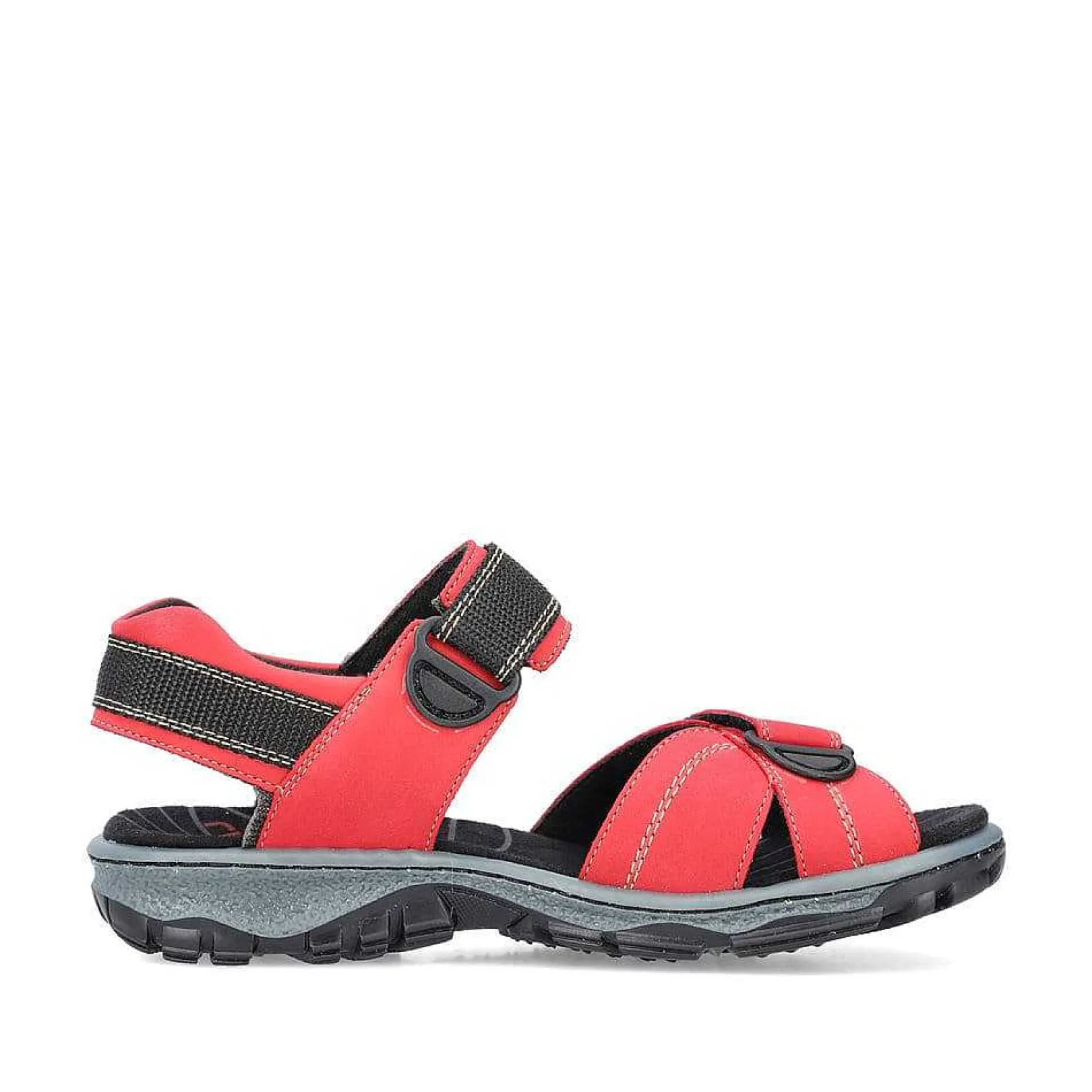 Hot Women'S Trekking Sandals Fire Red Ladies Colorful Styles