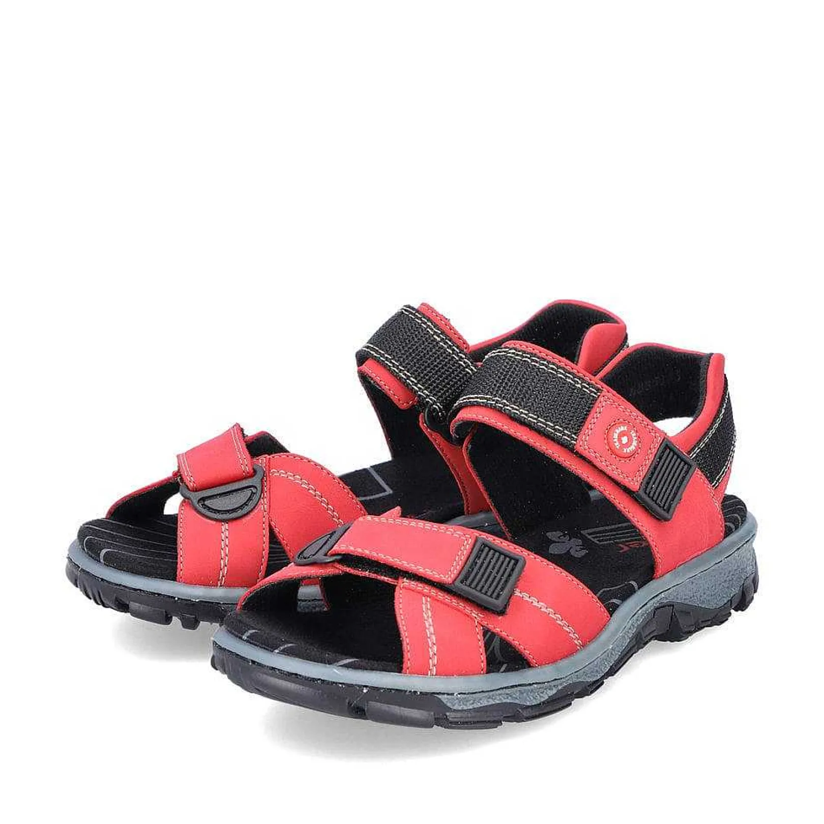 Hot Women'S Trekking Sandals Fire Red Ladies Colorful Styles