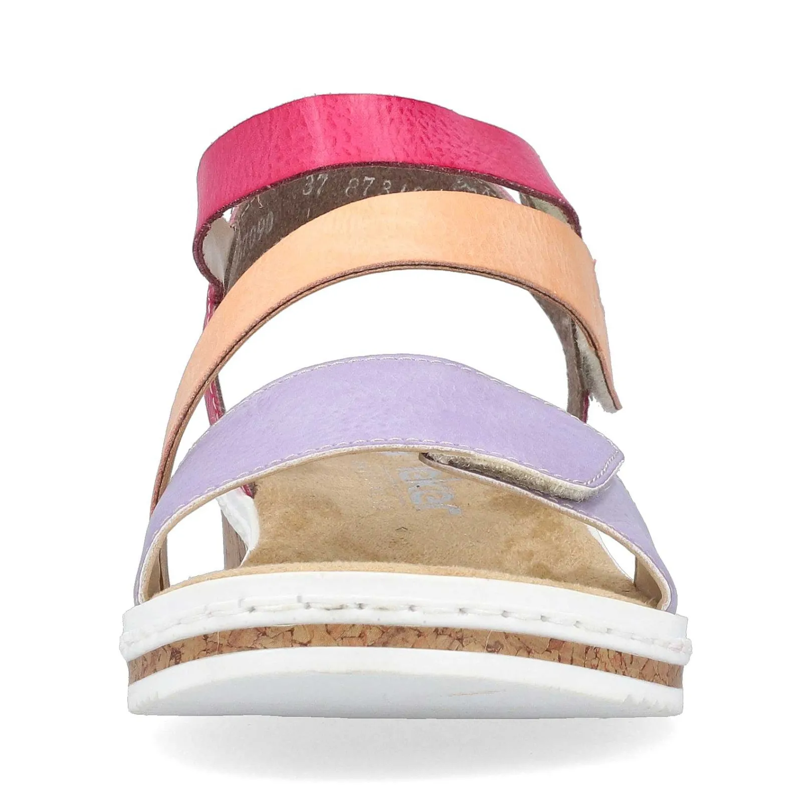 Online Women'S Wedge Sandals Purple-Pink-Salmon Ladies Heeled Shoes
