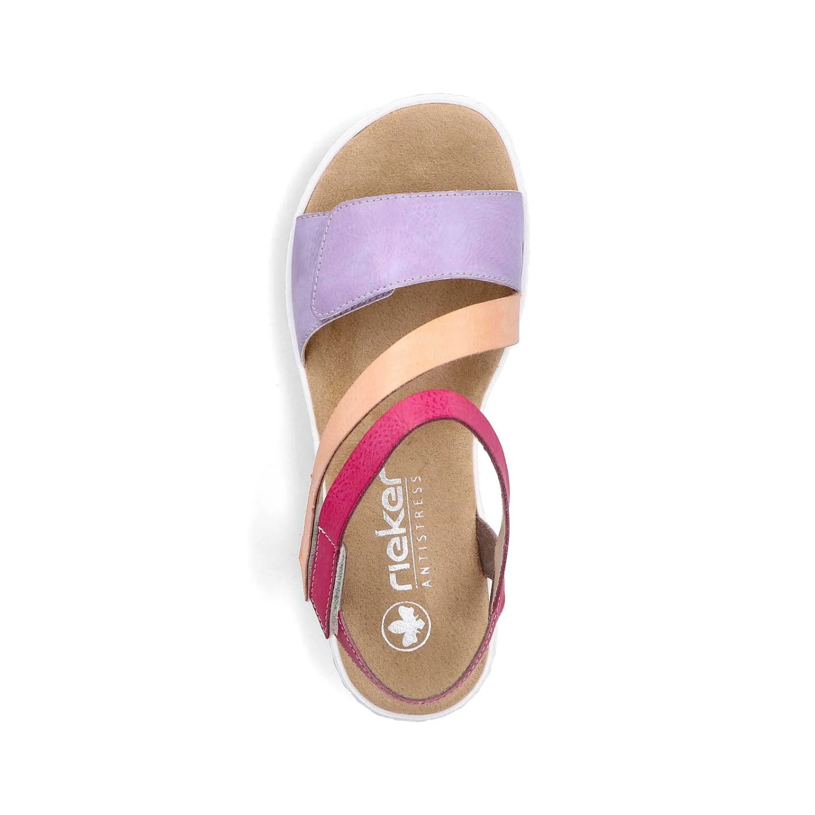 Online Women'S Wedge Sandals Purple-Pink-Salmon Ladies Heeled Shoes