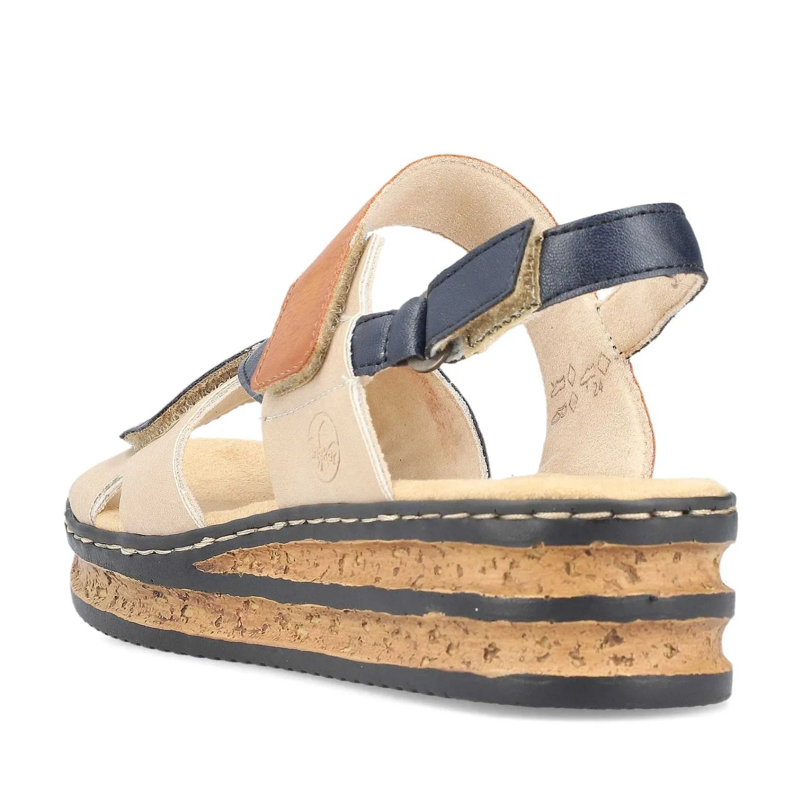 Online Women'S Wedge Sandals Slate Blue Ladies Heeled Shoes
