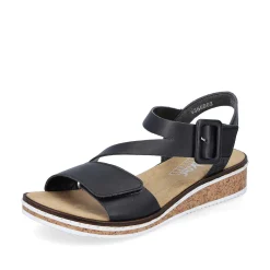 New Women'S Wedge Sandals Matt Black Men'S Summer Shoes