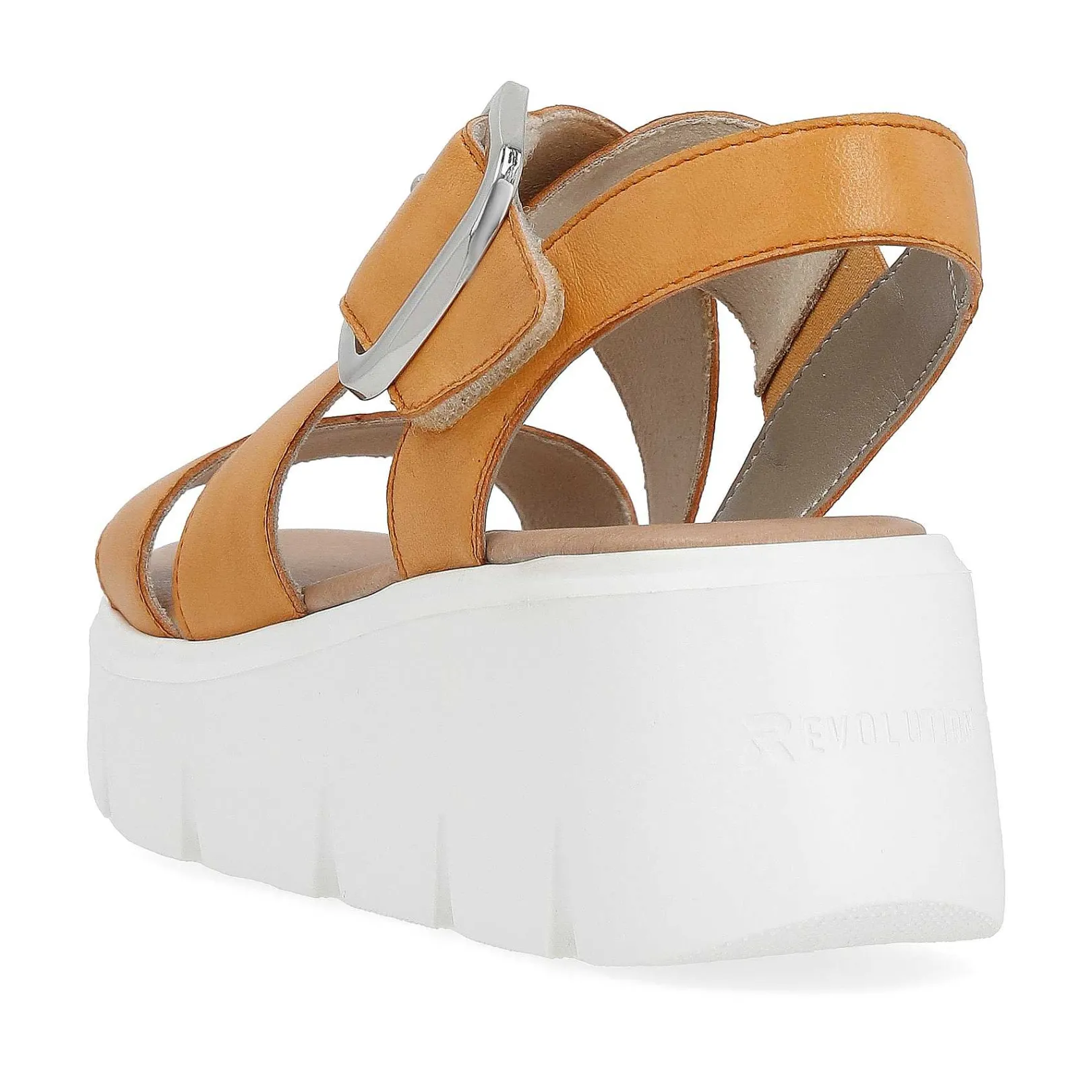 Women'S Wedge Sandals Saffron Ladies Heeled Shoes