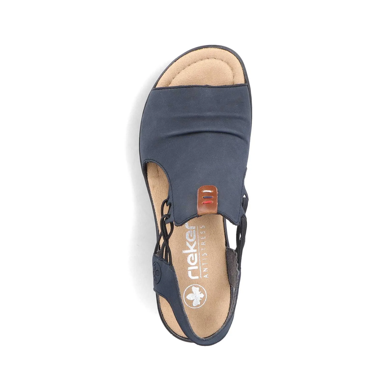 Women'S Wedge Sandals Steel Blue Ladies Heeled Shoes