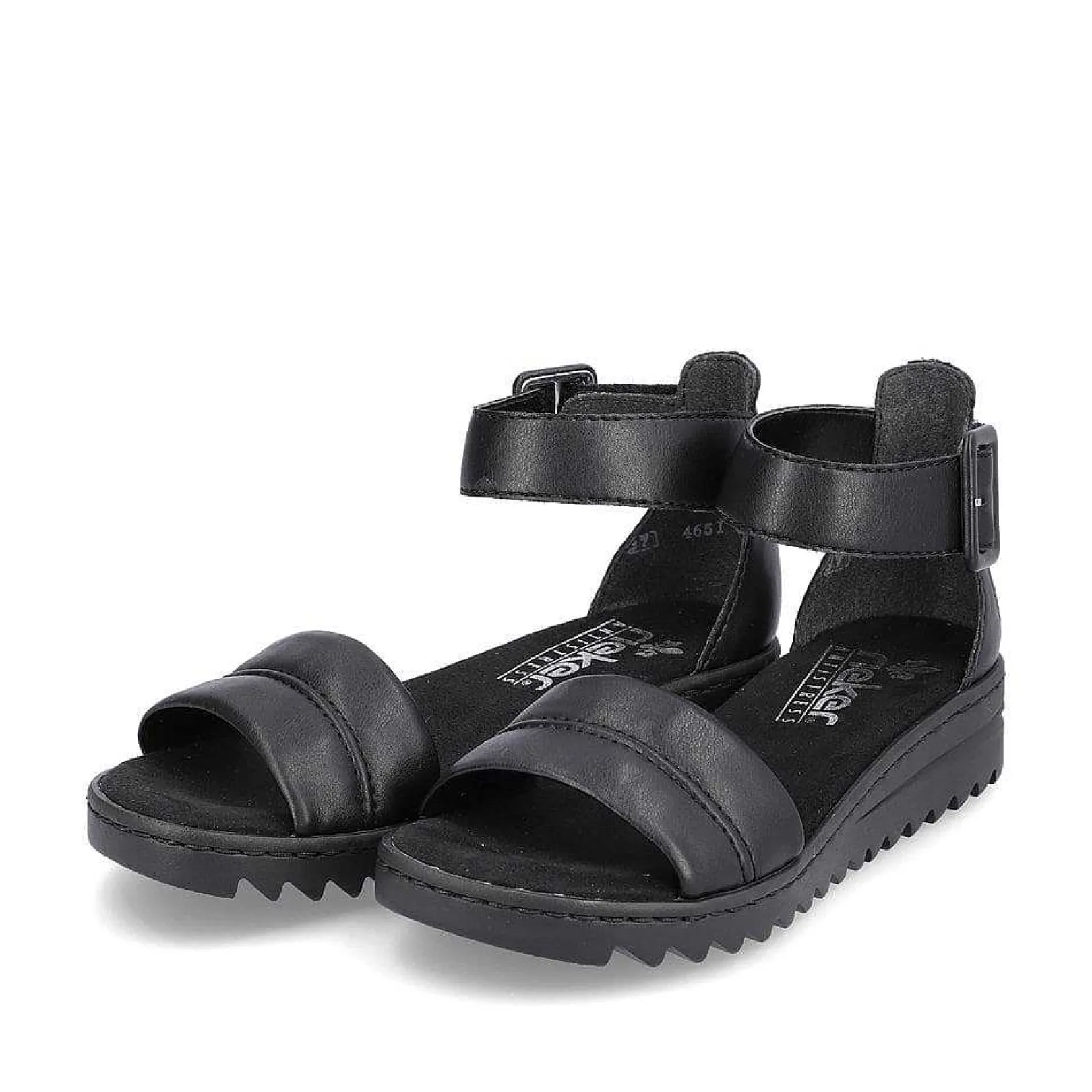 Best Women'S Wedge Sandals Asphalt Black Ladies Sandals & Sandals