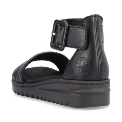 Best Women'S Wedge Sandals Asphalt Black Ladies Sandals & Sandals