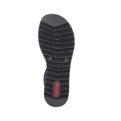 Best Women'S Wedge Sandals Asphalt Black Ladies Sandals & Sandals