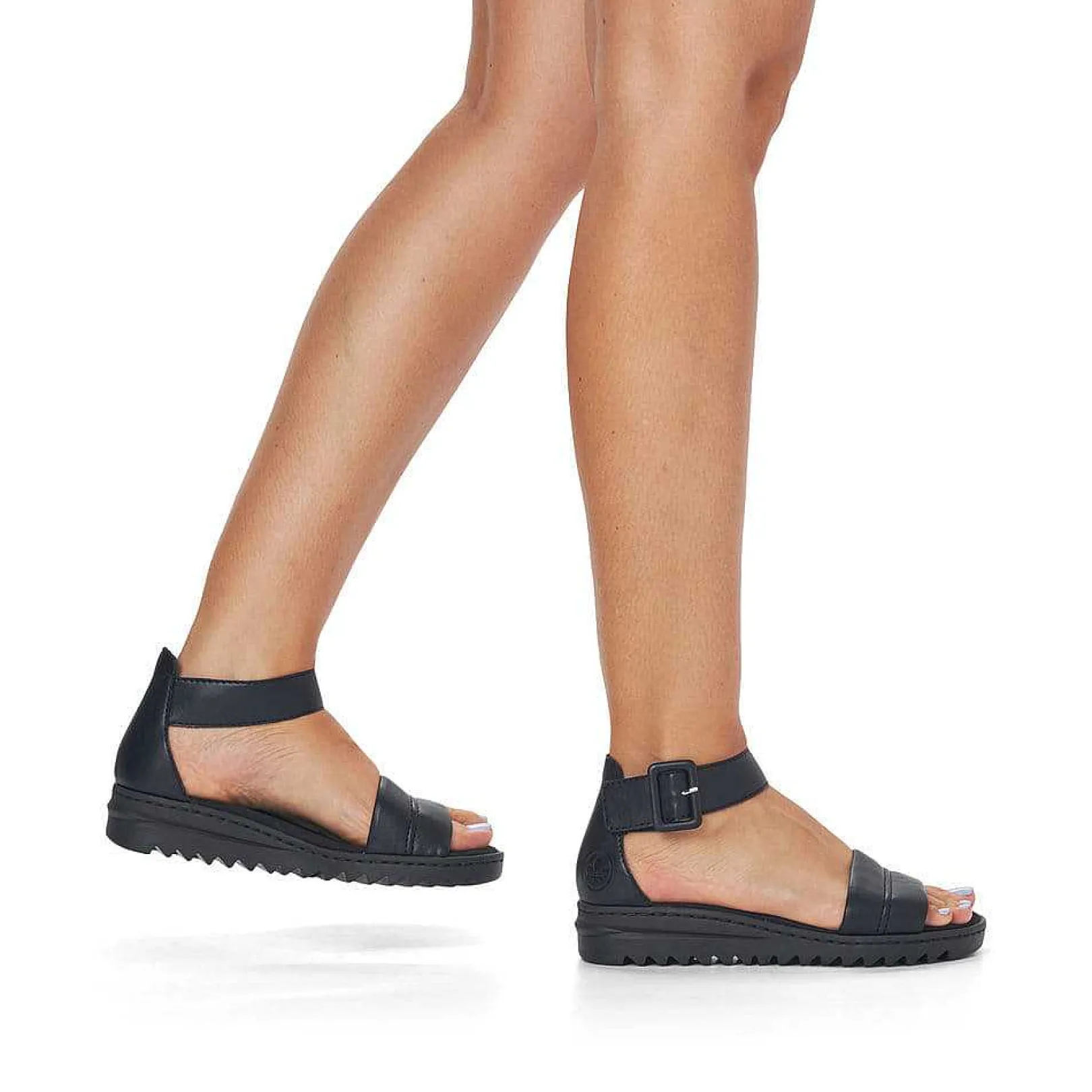Best Women'S Wedge Sandals Asphalt Black Ladies Sandals & Sandals