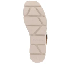 Clearance Women'S Wedge Sandals Sand Beige Ladies Heeled Shoes