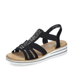 Sale Women'S Wedge Sandals Night Black Men'S Summer Shoes