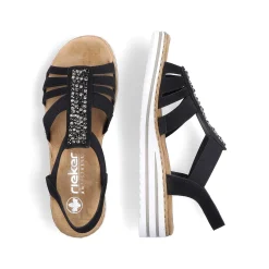 Sale Women'S Wedge Sandals Night Black Men'S Summer Shoes