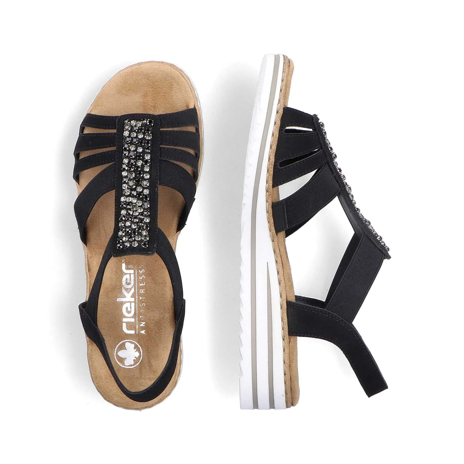 Sale Women'S Wedge Sandals Night Black Men'S Summer Shoes