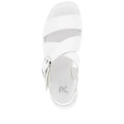 Women'S Wedge Sandals Antique White Ladies Heeled Shoes