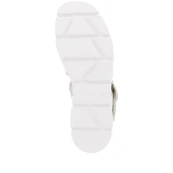 Women'S Wedge Sandals Antique White Ladies Heeled Shoes